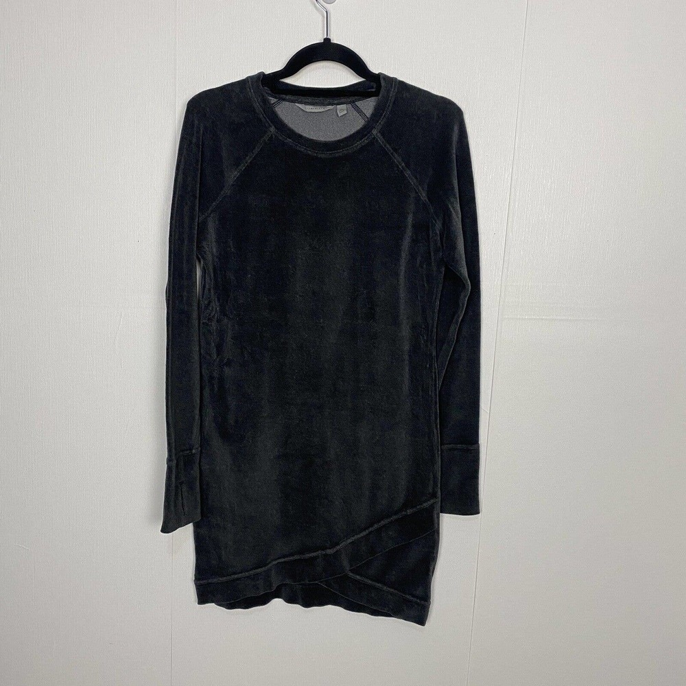 Athleta Women’s Gray 2 piece Set Ankle Zip Pants & Top Size XS.